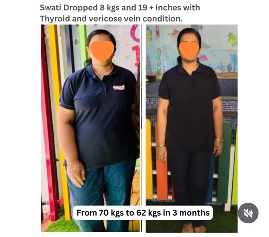 Swati — before and after transformation